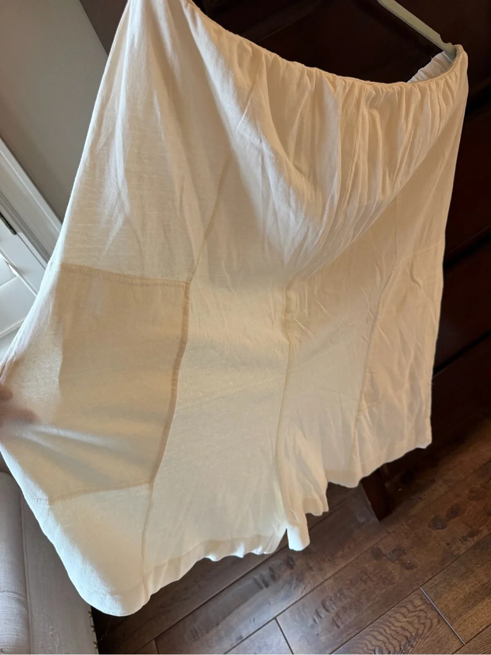 Free People White Strapless Romper